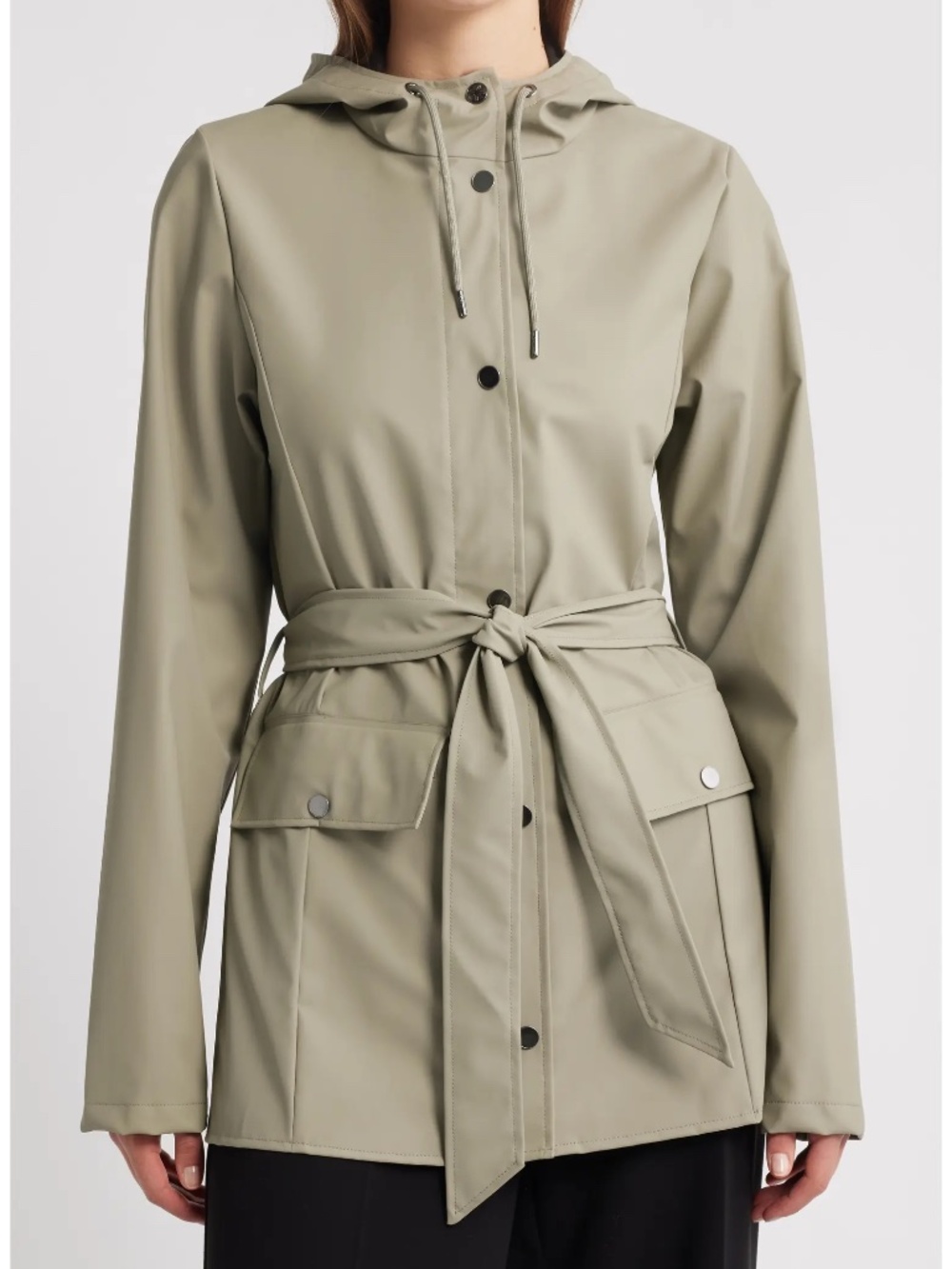 Rains Curve Long Jacket